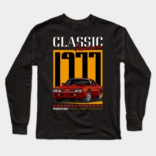 Vintage V8 Firebird Car Long Sleeve T-Shirt